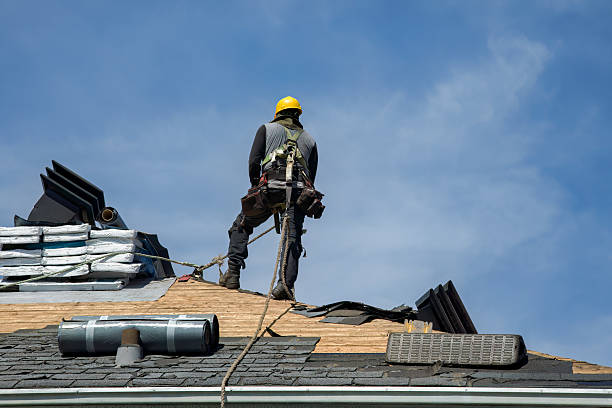 Professional Storm Damage Roof Repair technician working in Montgomery, TX